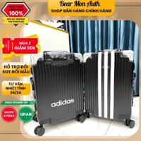 Vali ADIDAS Màu Đen 3 Sọc Trắng Size 20 Cabin ship Hỏa Tốc