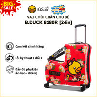Vali cho bé hình vịt bản quyền BDuck 8180R [24inch- Nhập khẩu chính hãng B.Duck, hàng sẵn có]