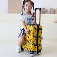 Vali cho bé ngồi có yên và chỗ để chân, xe ô tô vịt, size 22 xách tay tiện dụng, hàng cao cấp