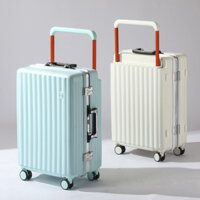 vali công sở chất lượng cao， 20 22 24 26 Inch Vali Tay Kéo Du Lịch Khung Nhôm Khóa Sập Có Ngăn Laptop