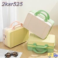 Vali du lịch 2KSR525, Vali cầm tay Mini 14 inch, Hộp hành lý du lịch có dây kéo ABS di động dành cho nữ