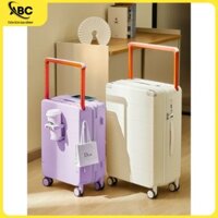 Vali du lịch cao cấp, Hỗ trợ sạc pin, ngăn đựng nước tiện lợi, CHỐNG VA ĐẬP, CHỐNG BỂ VỠ