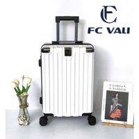 Vali du lịch chính hãng thời trang size 20/24 chất liệu nhựa PC đỗ bóng siêu đẹp.Vali ký gửi.
