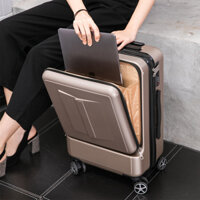 Vali du lịch có ngăn đựng laptop riêng, Valy kéo cao cấp có khóa hải quan siêu bền, Vali du lịch xách tay lên máy bay