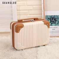 Vali du lịch GUANGLUO 14 inch phong cách vintage cao cấp
