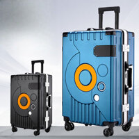 Vali Du Lịch, Hộp Đựng Xe Đẩy Khung Nhôm Dung Tích Lớn, Bánh Xe Đa Năng, Hộp Đựng 20 Inch, Vali 24 Inch