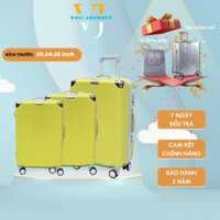 Vali du lịch kéo 20/24/28 inch - Vali du lịch nhựa ABS cứng cáp, bền chắc, chịu lực tốt, 4 bánh quay 360 độ tiện dụng