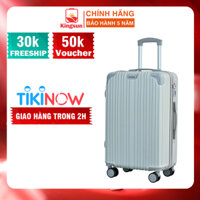 Vali du lịch kéo Kingsun cao cấp Size 24inch KS-033 - Bạc