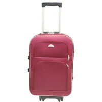 Vali Du Lịch Kéo Tay BI& TI Màu Đỏ Đô có nắp 20 và 22 Inch
