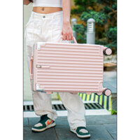 Vali du lịch khung nhôm SUNNY LUMI LM01 - Vali nhựa PC thời trang, khóa hải quan TSA bảo hành 5 năm (size 20 - 24)