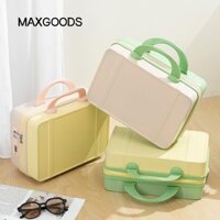 Vali du lịch MAXGOODS, Vali cầm tay Mini du lịch, Hộp hành lý ABS dây kéo 14 inch chất lượng cao dành cho nữ