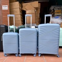 Vali du lịch nhựa PP cao cấp chống bể vỡ si.êu bền Vali khoá kéo size 20/24/29 giá rẻ nhất