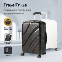 Vali Du Lịch Nhựa TravelTrove Cao Cấp, Vali Kéo Chống Va Đập Size 28, Bảo Hành 5 Năm