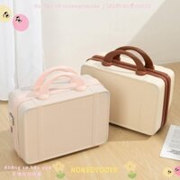 Vali du lịch NONEDYODYE, Vali cầm tay Mini 14 inch, Hộp đựng hành lý du lịch có dây kéo di động dành cho nữ