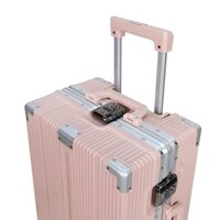 Vali du lịch size 24, Vali khóa Tsa, Vali khung nhôm khóa sập, Vali kéo ( TSA24)