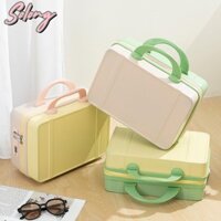 Vali du lịch SOLONG, Vali cầm tay Mini 14 inch, Hộp hành lý du lịch ABS có khóa kéo chất lượng cao dành cho nữ