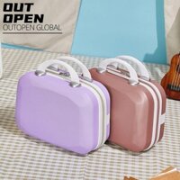 Vali du lịch, Vali cầm tay Mini 14 inch, Hộp đựng hành lý du lịch có dây kéo chất lượng cao dành cho nữ