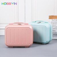 Vali du lịch, Vali cầm tay Mini 14 inch, Hộp đựng hành lý có dây kéo ABS di động dành cho nữ