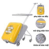 Vali du lịch Vali xe đẩy cao cấp vali ghế ngồi 2 trong 1 cho bé PVL23-22 An Home Pehouse