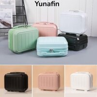 Vali du lịch YUNAFIN, Vali cầm tay Mini ABS, Du lịch chất lượng cao Hộp hành lý dây kéo 14 inch dành cho nữ