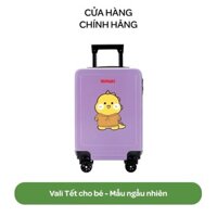 Vali gấu Huggies/ Manuka du lịch cho bé đáng yêu 4 bánh xoay 180 độ size 20 Inch