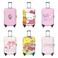 Vali hành lý du lịch hello kitty đáng yêu In bảo vệ tay áo Hành lý co giãn Bao da đàn hồi 106