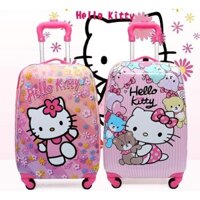 Vali Hello Kitty cho bé size 18 inch, vali hình nhân vật hoạt hình