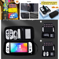 Vali Hộp đựng Nintendo Switch đựng được Video dock , tay cầm túi đựng bao chống sốc máy game nintendo switch oled v1 v2