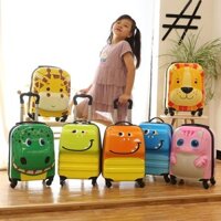 Vali kéo 18 inch hình động vật dễ thương dành cho trẻ em