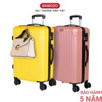 Vali kéo  20inch 24inch  Bamozo 8801 Va li nữ thời trang chống va đập nhựa cao cấp bảo hành 5 năm