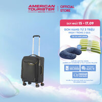 Vali kéo American Tourister Applite 4 Eco Spinner EXP TSA - BLACKMUSTARD - Cabin 20 Inch