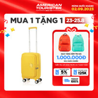 Vali kéo American Tourister Curio Spinner EXP TSA Book Open - SOLAR YELLOW - Cabin 20 Inch