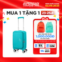 Vali kéo American Tourister Curio Spinner EXP TSA Book Open - TURQUOISE - Cabin 20 Inch