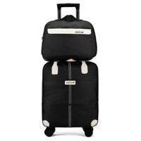 VALI KÉO cỡ lớn 20inch có bánh xe, Vali du lịch xách tay kèm túi nhỏ, Túi Xách Du lịch