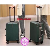 Vali kéo du lịch cao cấp Khung Nhôm Khoá Sập chính hãng SIZE ( 20 +24 ) CHỐNG BỂ VỠ - CHỐNG XƯỚC BH 5 Năm. Ship Hoả Tốc