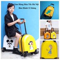 Vali kéo du lịch cho bé chắc chắn tiện lợi, bảo hành 12 tháng