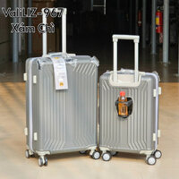 Vali Kéo Du Lịch Giá Rẻ Có góc inox, Có ngăn đựng nước , Chống trộm an toàn , 3 cấp độ số , chống nước - MS 967 VALI  RE