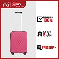 Vali Kéo Du Lịch Lug Azure Lusetti S20/S24 LS1159: Nhựa PP Chống Bể Vỡ, Khóa TSA An Ninh Quốc Tế