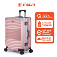 Vali Kéo Du Lịch MIA Pisani X9 YG1849A Khoá Khung Bảo Mật Chắc Chắn - Rose Gold - S