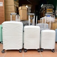Vali kéo du lịch size 20/24/28 inch Chất liệu nhựa PP cao cấp chống va đập chống bể vỡ siêu bền
