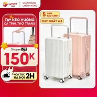 Vali kéo du lịch SUNNY LUNA chính hãng size 20-24, xách tay-kí gửi hạn chế va đập