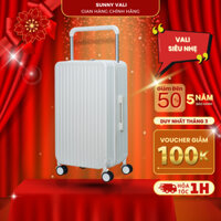 Vali kéo du lịch SUNNY LUNA chất liệu nhựa ABS+PC 3 size lựa chọn thiết kế thời trang sang trọng