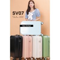 Vali kéo du lịch thời trang SUNNY SV07 ( 2 size 5 màu, cốp)