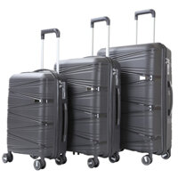 Vali kéo du lịch, vali nhựa PP100% chống va đập size 20 24 26 inch