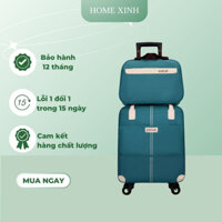Vali kéo du lịch xách tay nhỏ nhẹ 20inch vải dù chống thấm nước có bánh xe quay 360độ - Tặng túi xách nhỏ cầm tay