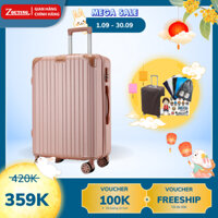 Vali Kéo Du Lịch ZOUTING Thời Trang Size 20/24inch Z03, Vali Nhựa ABS Cao Cấp, BẢO HÀNH 5 NĂM