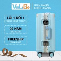 Vali kéo khung nhôm khóa sập, vali kéo cao cấp size 24 inch có thể đi du lịch chống trầy xước, khóa bảo mật tsa (TSA24)