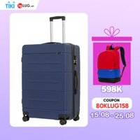 Vali Kéo LUG Aber S20S24S28 MHL027 Nhựa ABS Hạn Chế Trầy Xước, Khóa Số Bảo Mật An Toàn -  Navy  - 28