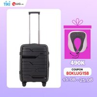 Vali Kéo LUG Lusetti Nolan S20S24S28 LS802 Nhựa PP Chống Bể vỡ, Hạn Chế Trầy Xước, Khóa Số TSA Bảo Mật Cao - Black - 20 inch