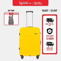 Vali Kéo LUG Lusetti Nolan S20S24S28 LS802 Nhựa PP Chống Bể vỡ, Hạn Chế Trầy Xước, Khóa Số TSA Bảo Mật Cao - Yellow - 24 inch